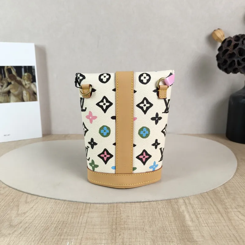 Louis Vuitton Crossbody Bag ENVELOPE POUCH Yellow PVC Mini 12.5 × 8.5 × 18 cm — cover view 4 of 6