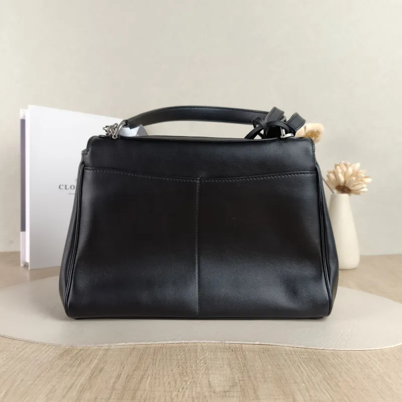 BALENCIAGA Crossbody Bag RODEO Black Calfskin Small 27 × 10 × 20 cm — cover view 3 of 5