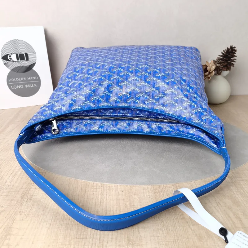 GOYARD Shoulder Bag Boheme Hobo​Blue PVC Small43 × 14 × 27 cm — detail view 3 of 15