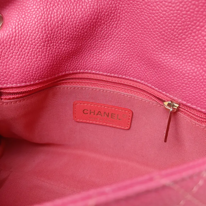 Chanel Crossbody Bag CF Crossbody Bag Red Grained Calfskin One Size 21 × 8 × 13 cm 29 — detail view 11 of 13