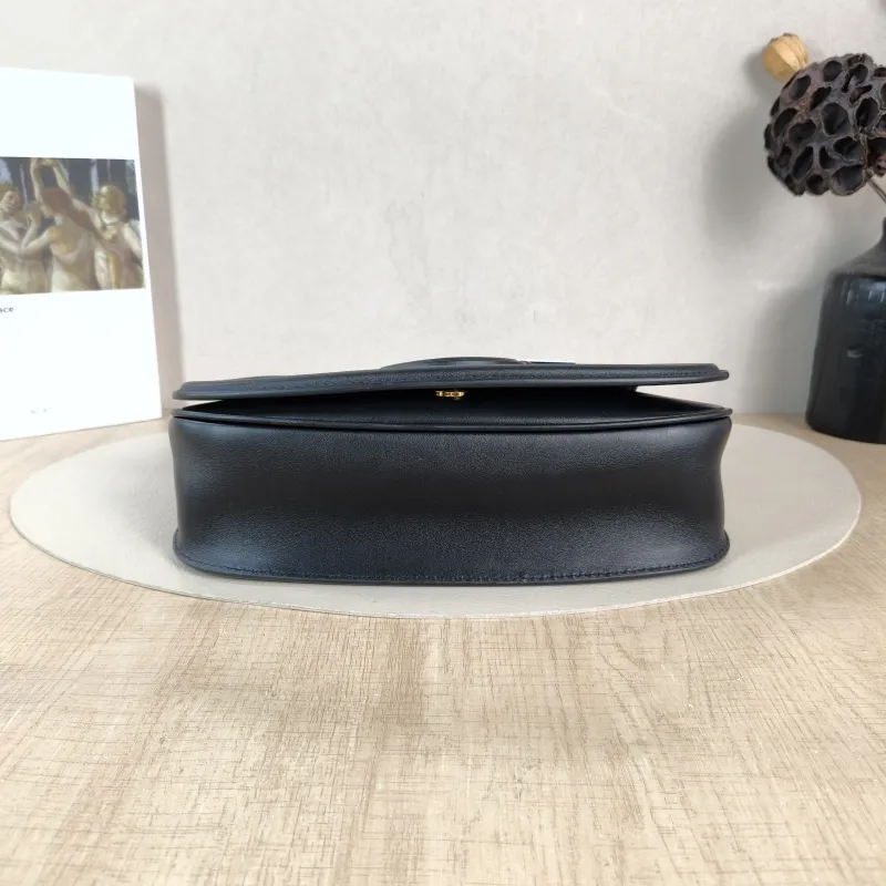 GUCCI Crossbody Bag blondie Top Handle Crossbody Bag Black Calfskin Small 26.5 × 8.5 × 16.5 cm — cover view 5 of 6