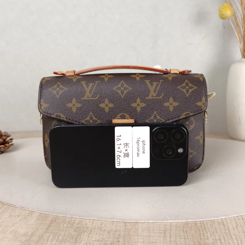 Louis Vuitton Crossbody Bag Pochette Métis East West Monogram PVC Small 21.5 × 6 × 13.5 cm — cover view 5 of 5