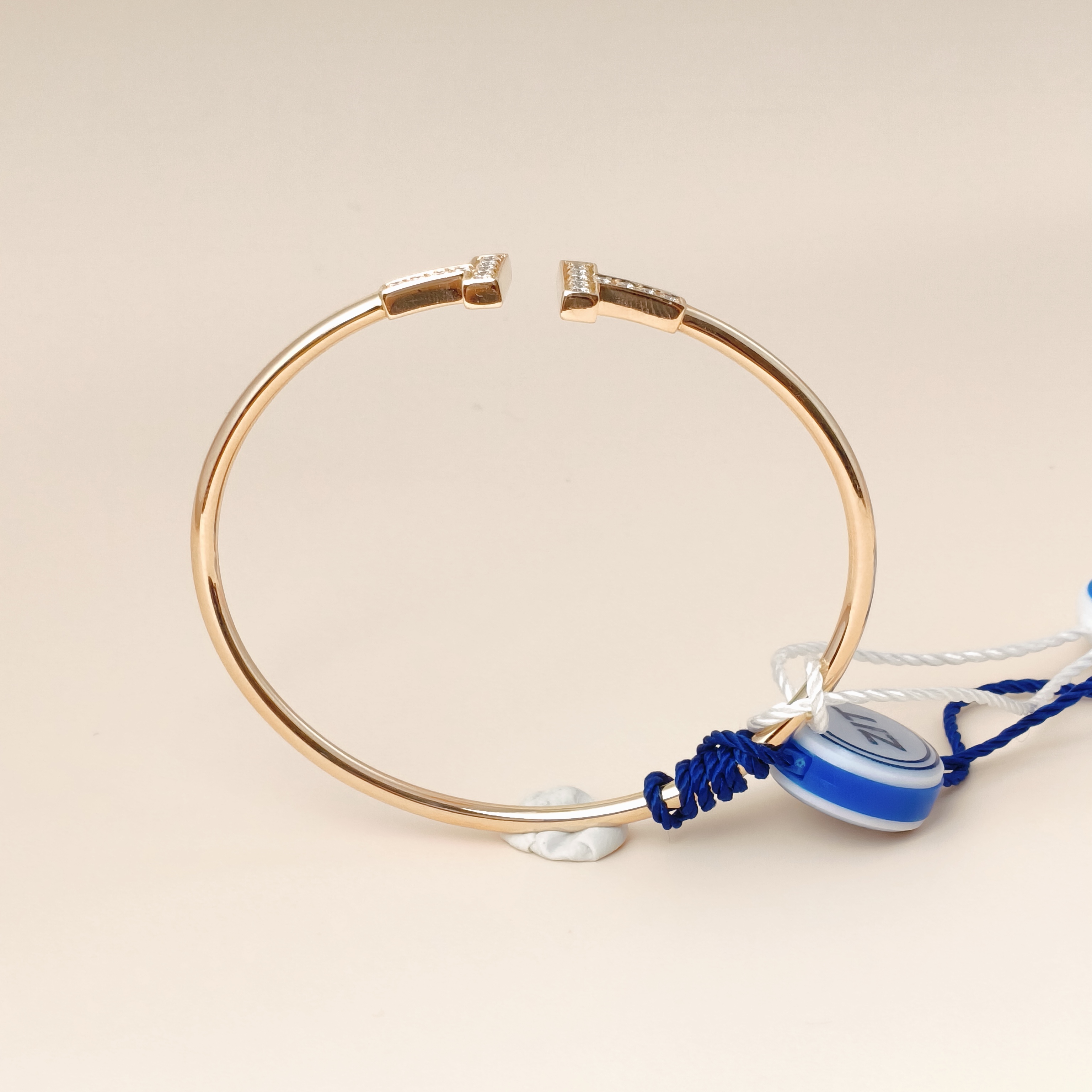 Tiffany&Co. Bangle TC ollection Yellow Gold 18KY ellow Gold Diamond One Size15cm — cover view 8 of 8