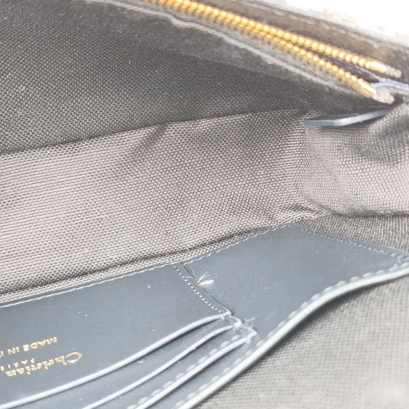DIOR Shoulder Bag 30 Montaigne D-Vine Blue Canvas One Size 22 × 5 × 12 cm — detail view 3 of 13