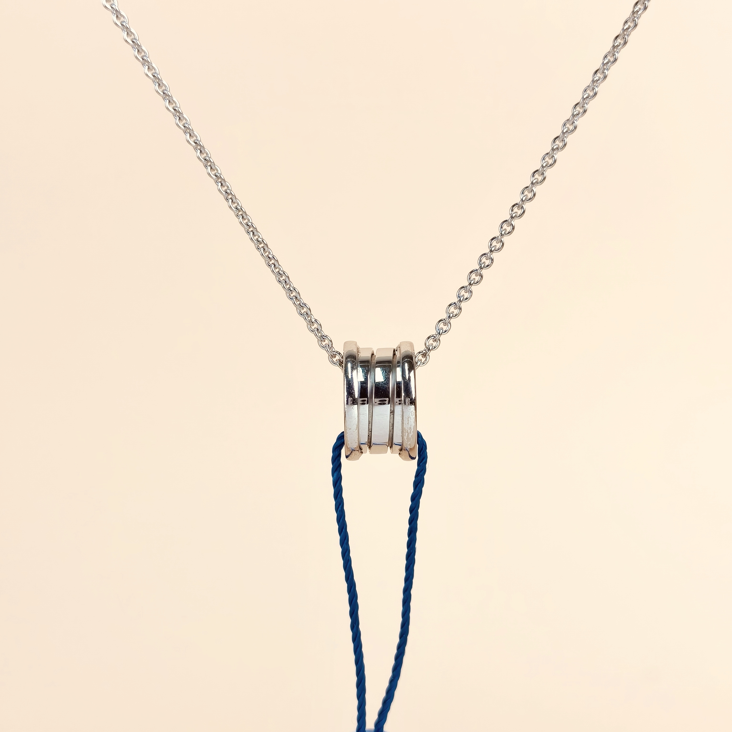 Bvlgari Necklace B.ZERO1Collection Necklace White Gold18KW hite Gold One Size46cm