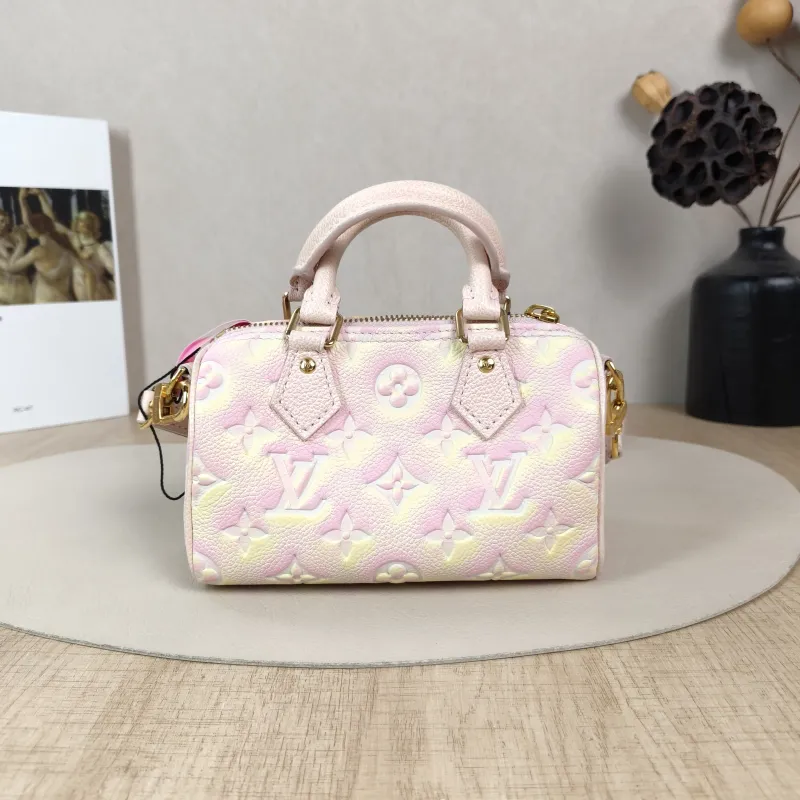 Louis Vuitton Crossbody Bag Speedy Nano Collection · Empreinte Embossed Calfskin Monogramnano16 × 7.5 × 10 cm — cover view 4 of 5