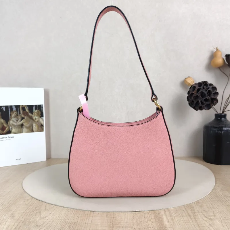 Miumiu Shoulder Bag Pink Calfskin One Size 22.5 × 5 × 18 cm — cover view 5 of 6