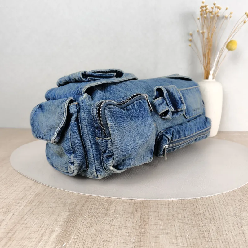 BALENCIAGA Shoulder Bag Superbusy Shoulder Bag Blue Small 37 × 12 × 13 cm — cover view 5 of 5