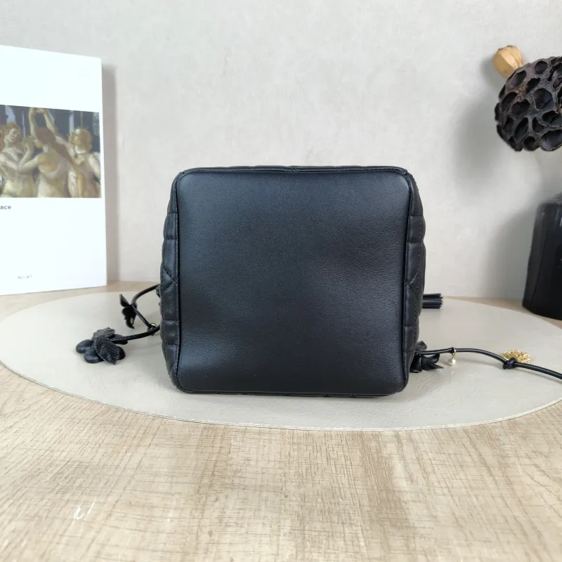 DIOR Shoulder Bag Nolita Black Calfskin One Size 14 × 14 × 14 cm — cover view 3 of 5