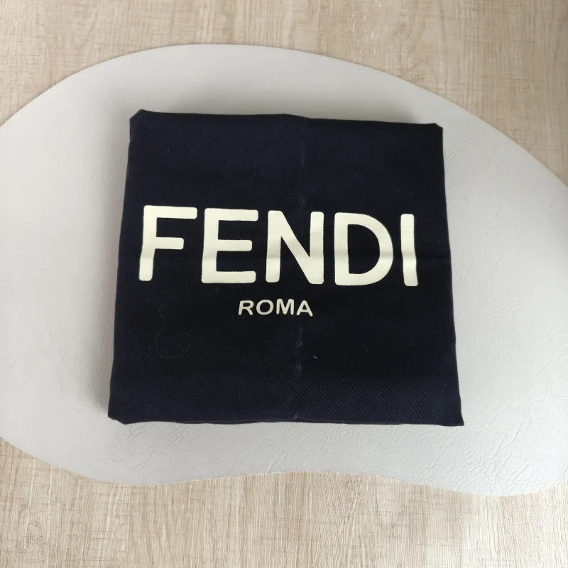 FENDI Top Handle Bag FF Tote Bag Top Handle Bag Grey Canvas One Size 41 × 19 × 35 cm — detail view 11 of 11