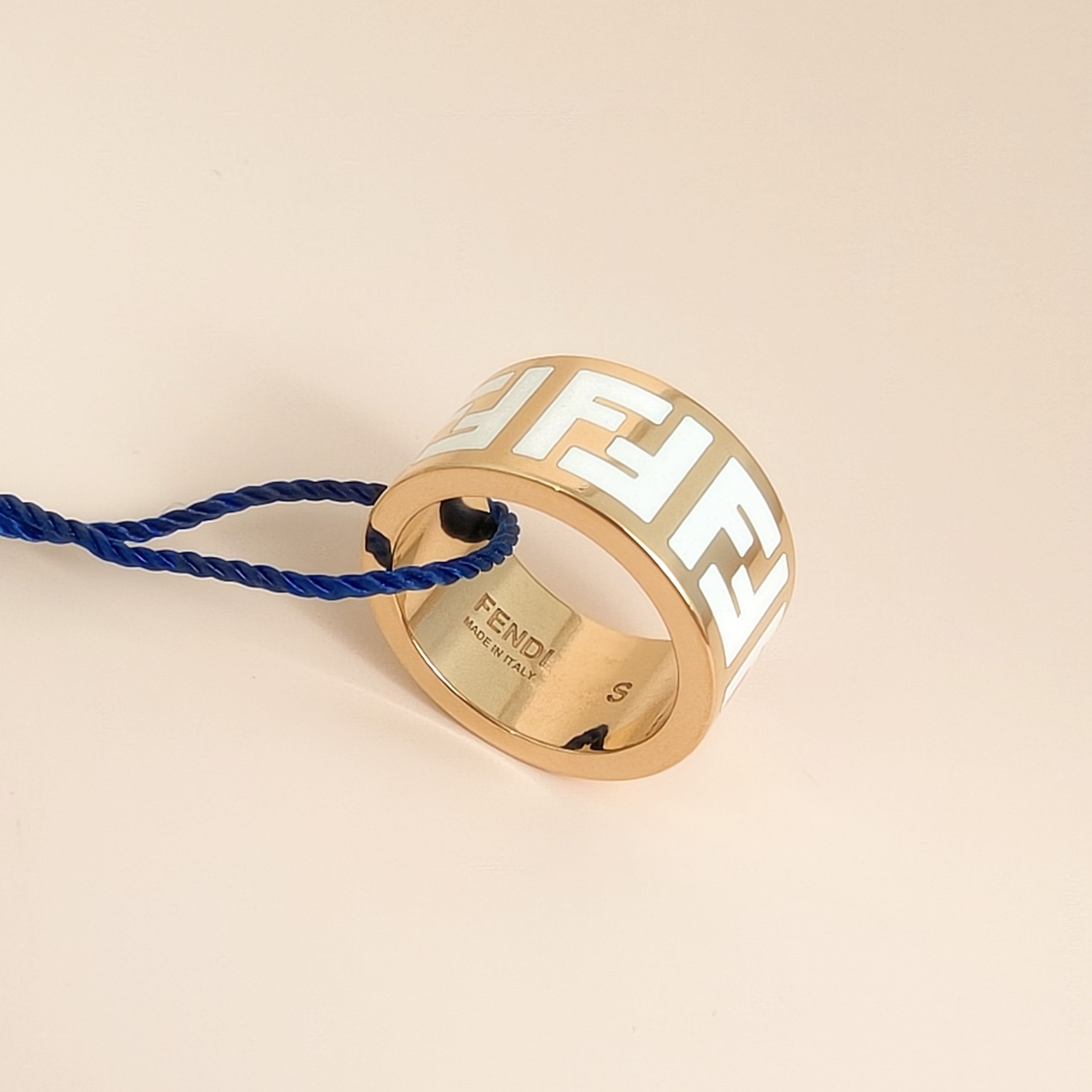 FENDI Ring FF Ring White Gold S 50-51 — cover view 3 of 8