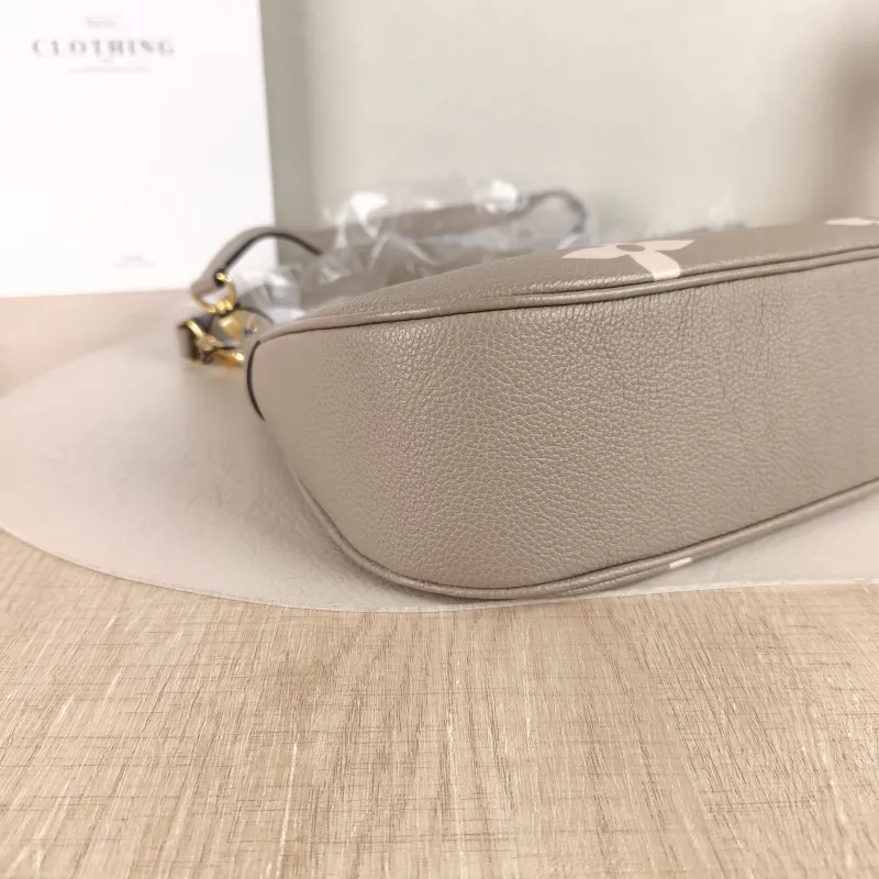 Louis Vuitton Shoulder Bag Bagatelle Monogram Empreinte Embossed Calfskin Small 24 × 7 × 18 cm — detail view 8 of 9