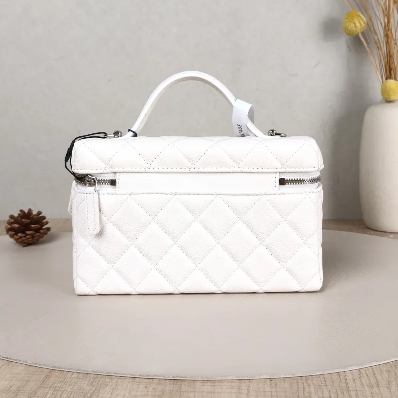 Chanel Crossbody Bag26s lp Box Bag Top Handle Crossbody Bag White Calfskin One Size 19.5 × 5 × 17 cm — cover view 5 of 5