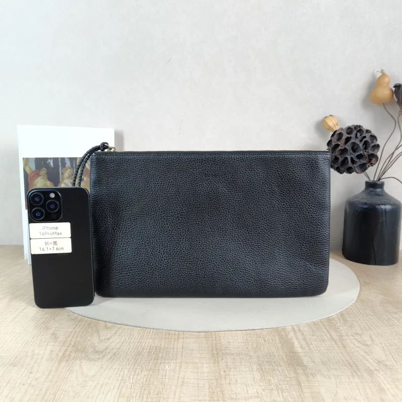 GUCCI Clutch Clutch Black Calfskin One Size34*21 — cover view 3 of 5