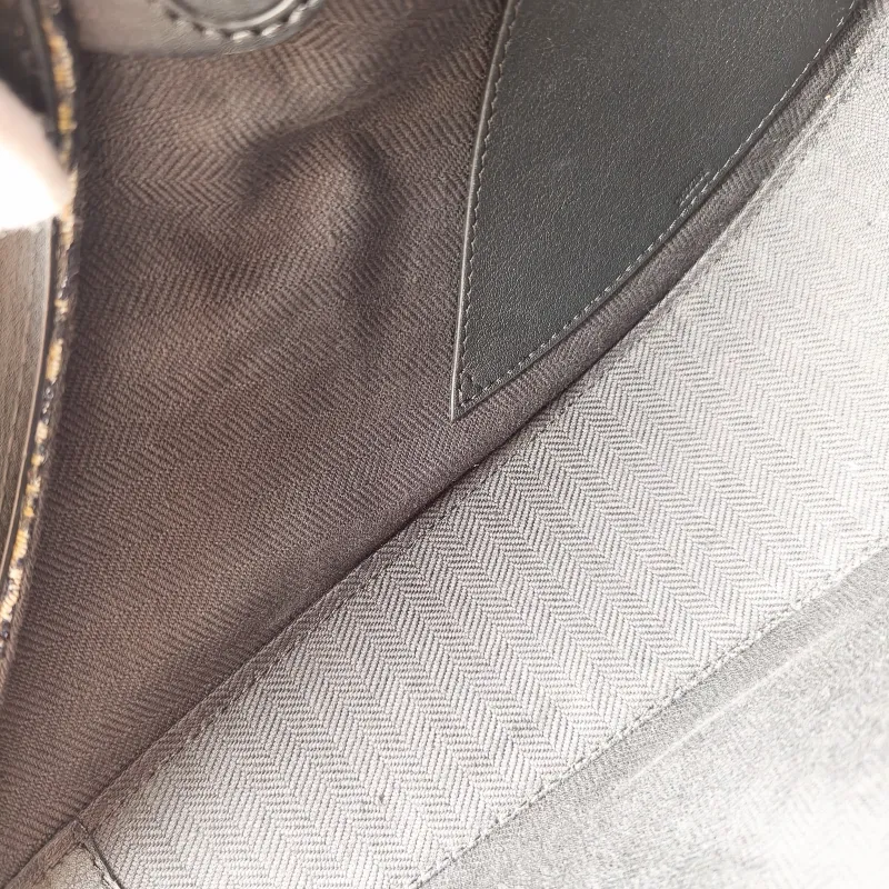 LOEWE Shoulder Bag luna Shoulder Bag Black Canvas One Size 30 × 8 × 28 cm — detail view 7 of 12