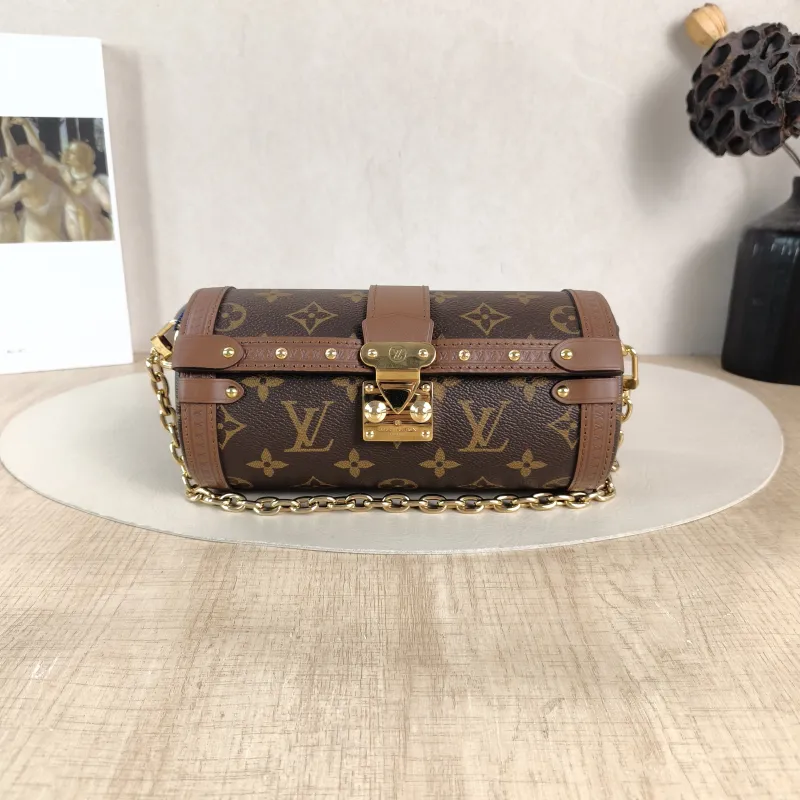 Louis Vuitton Crossbody Bag Papillon Trunk Monogram PVC Small 19 × 9 × 9 cm