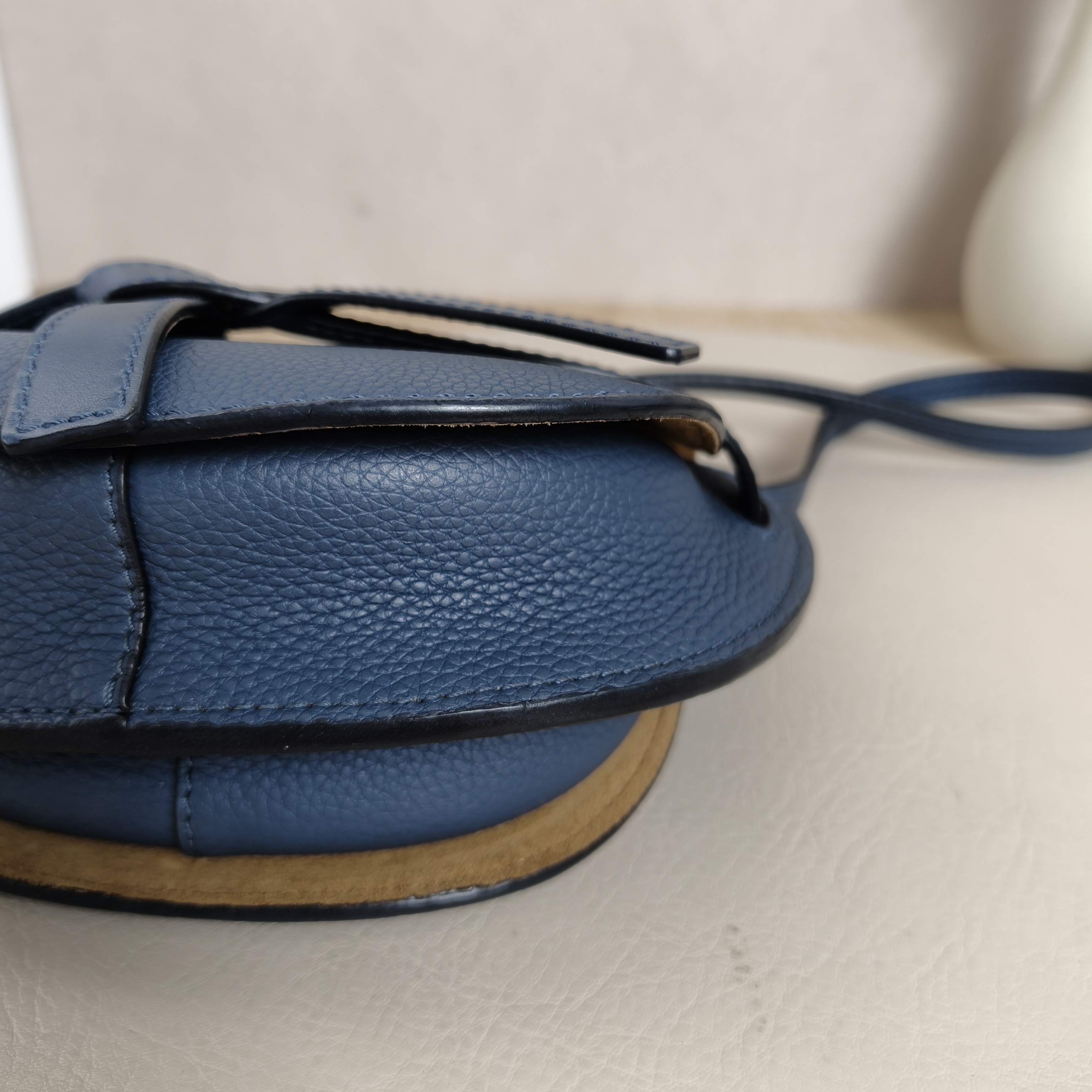 LOEWE Crossbody Bag Gate Blue Calfskin15 × 8 × 12.5 cm — cover view 8 of 9