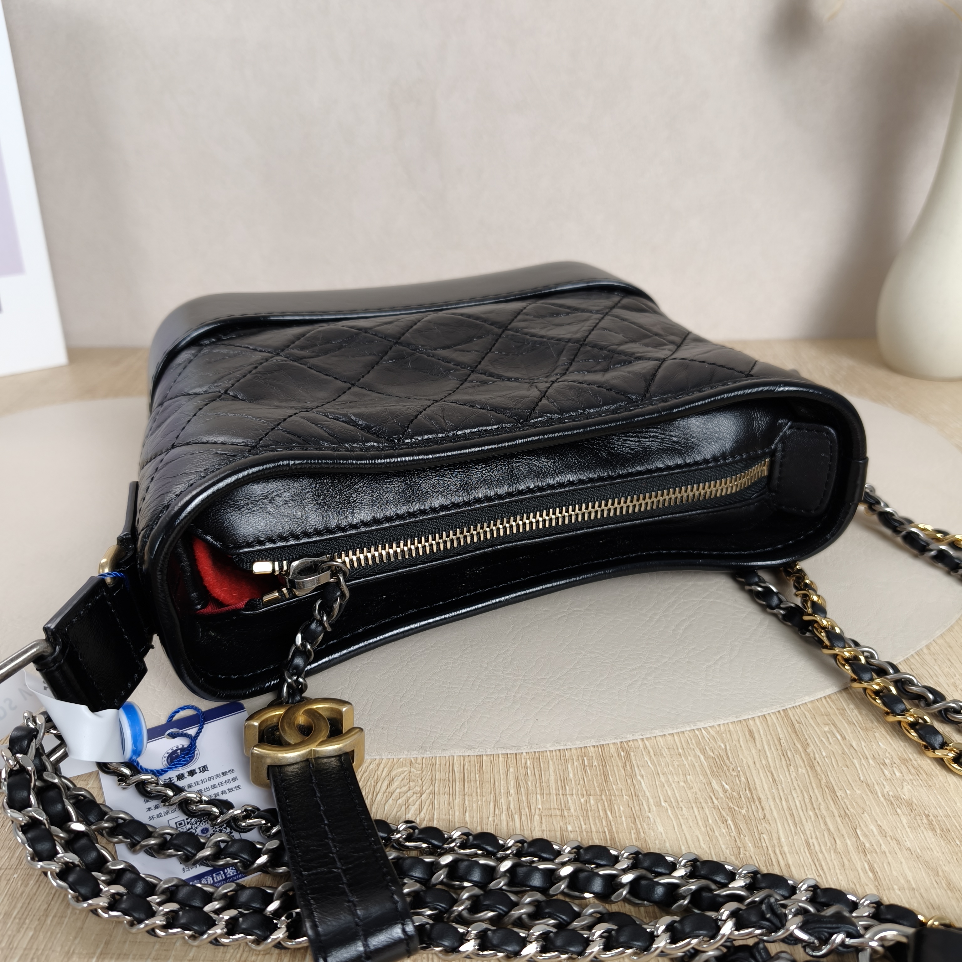 Chanel Crossbody Bag Gabrielle Gabrielle Bag Black CC alfskin Small20 × 8 × 15 cm — cover view 6 of 11