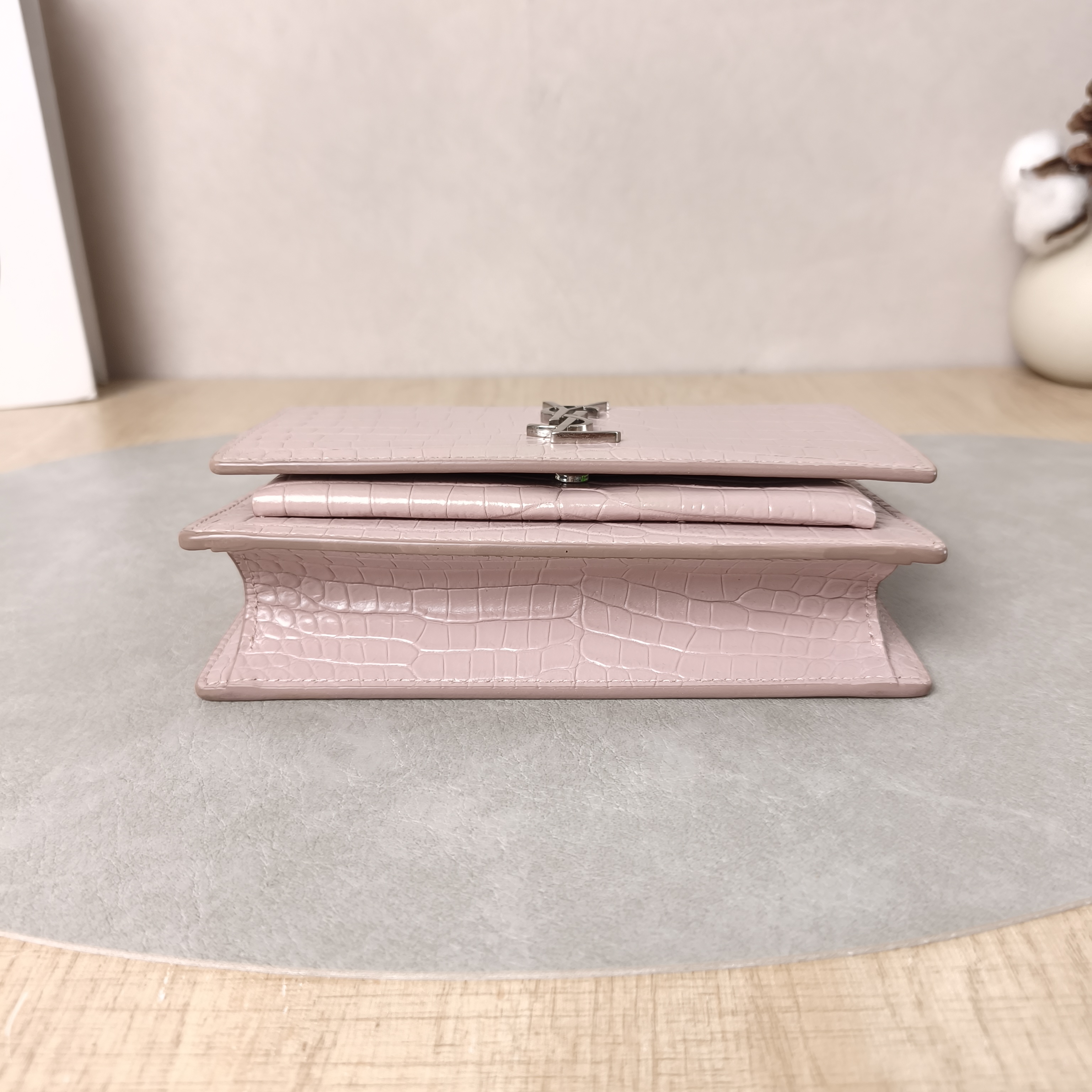 SAINT LAURENT Shoulder Bag SUNSET woc Pink Calfskinmini17 × 4 × 11.5 cm — cover view 3 of 5
