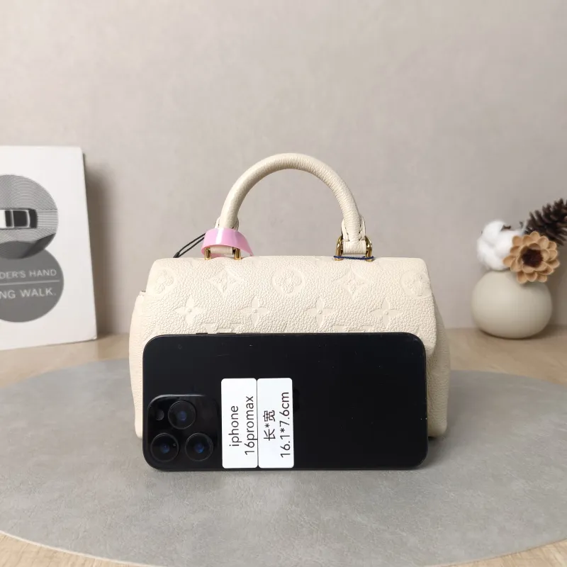 Louis Vuitton Crossbody Bag MADELEINE White Empreinte Embossed Calfskinnano21 × 6 × 12.5 cm — cover view 3 of 5