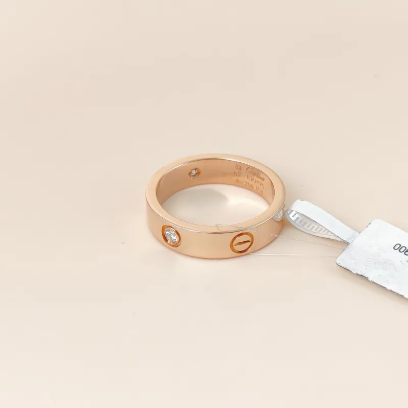CARTIER Ring Love Collection Ring Rose Gold Diamond18KR ose Gold Edition 62 — cover view 6 of 8