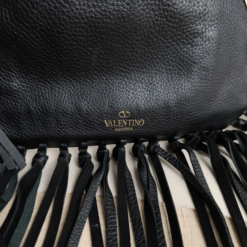 Valentino Clutch Clutch Black Calfskin One Size23*14 — detail view 4 of 7