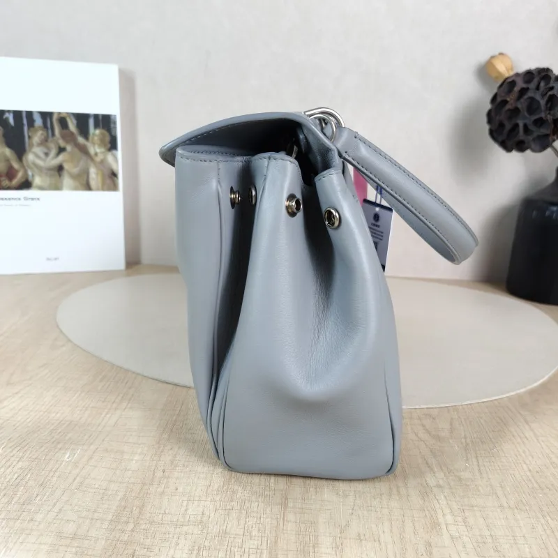 BALENCIAGA Crossbody Bag RODEO Grey Calfskin Small 27 × 10 × 20 cm — detail view 2 of 12