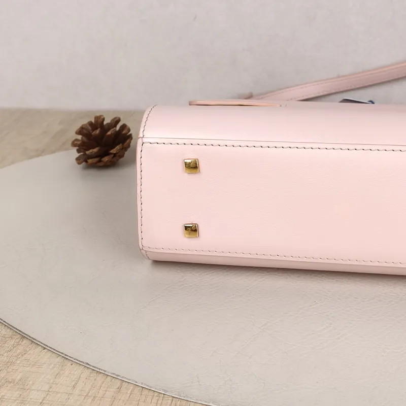 DELVAUX Top Handle Bag Tempete Top Handle Bag Pink Calfskin Small21.5 × 8.5 × 19.5 cm — cover view 4 of 8