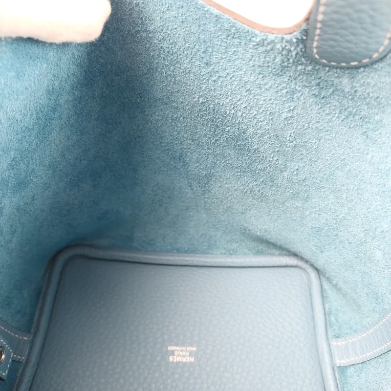 Hermès Top Handle Bag Picotin Lock 18 Taurillon Clemence TC Calfskin Small 18 × 13 × 18 cm K — detail view 8 of 12