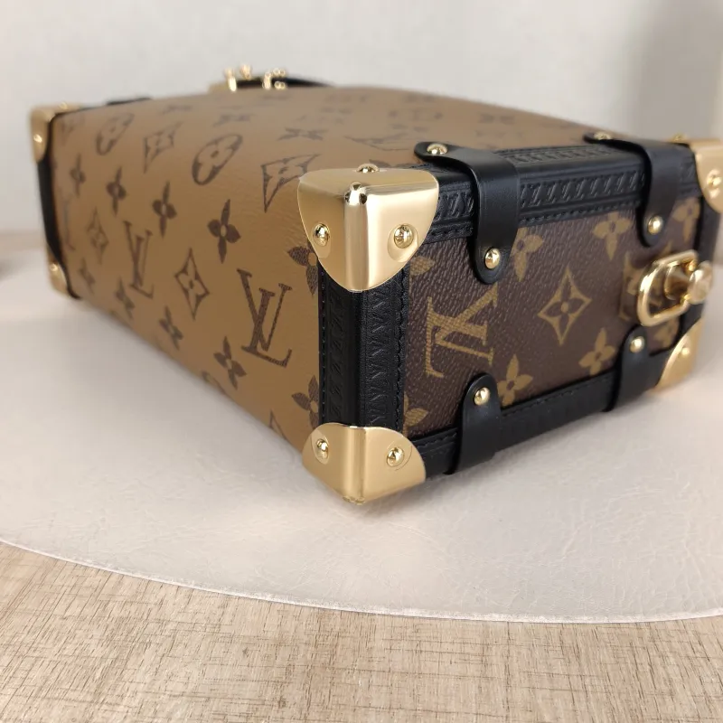 Louis Vuitton Crossbody Bag Side Trunk Box Monogram PVC Medium 23.5 × 8.5 × 16 cm — detail view 2 of 11