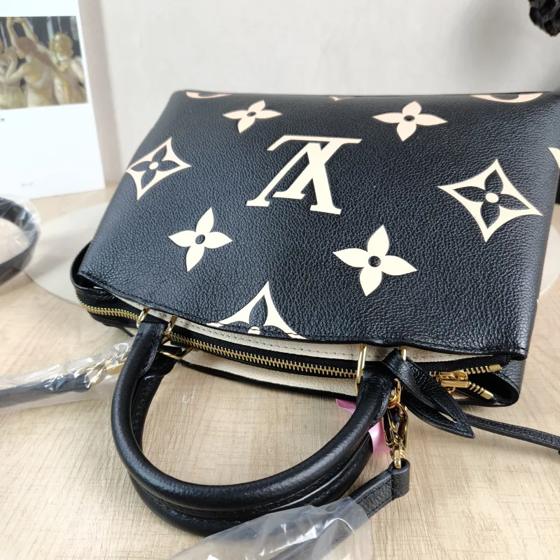 Louis Vuitton Crossbody Bag PETIT PALAIS Tote Bag Monogram Empreinte Embossed Calfskin Small 29 × 12.5 × 18 cm — detail view 12 of 13