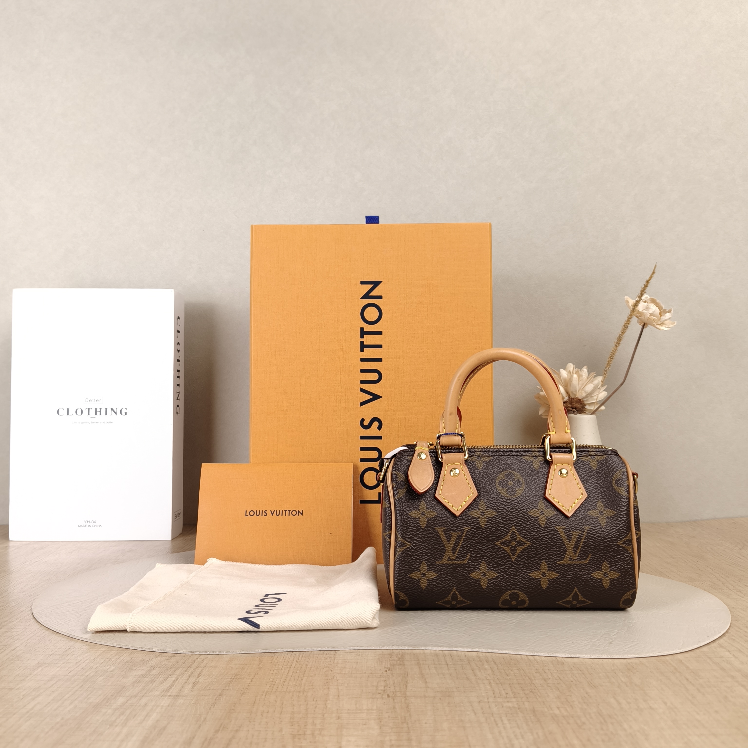 Louis Vuitton Crossbody Bag Speedy Nano Shoulder Strap PV Cnano16 × 7.5 × 10 cm — cover view 6 of 6