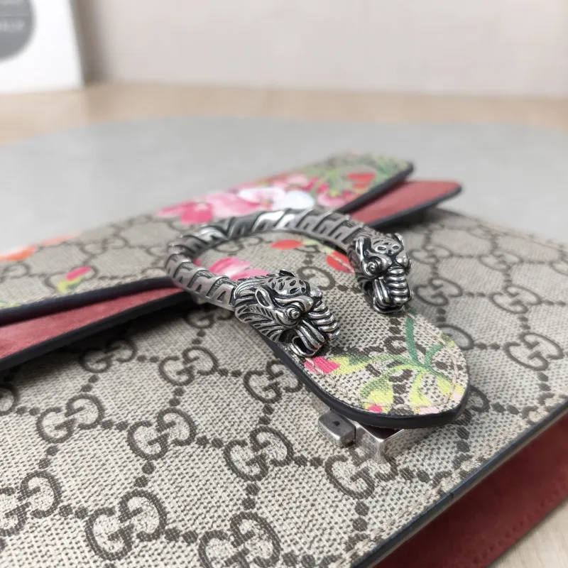GUCCI Crossbody Bag Dionysus Monogram PVC Mini 20 × 5 × 15.5 cm — detail view 1 of 16