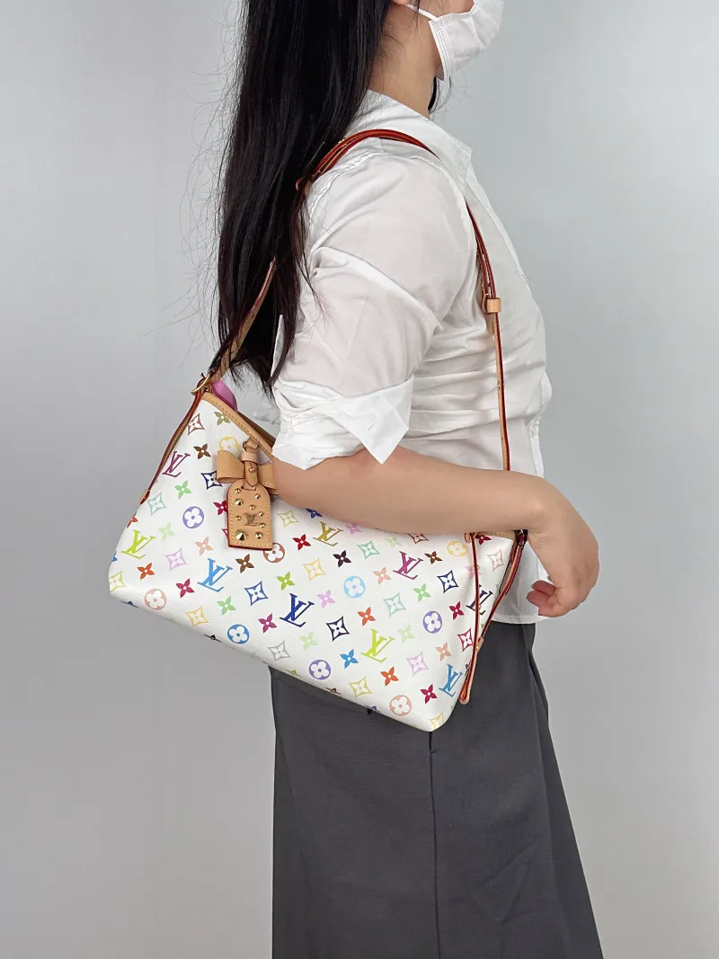 Louis Vuitton Shoulder Bag Carryall East West Multicolore PVC One Size 36 × 10 × 19 cm — on-model view 2 of 2