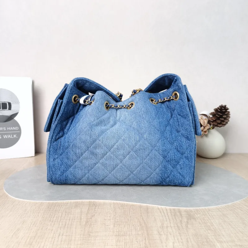 Chanel Shoulder Bag 25Bag Blue Small 26 × 14 × 30 cm — cover view 6 of 6