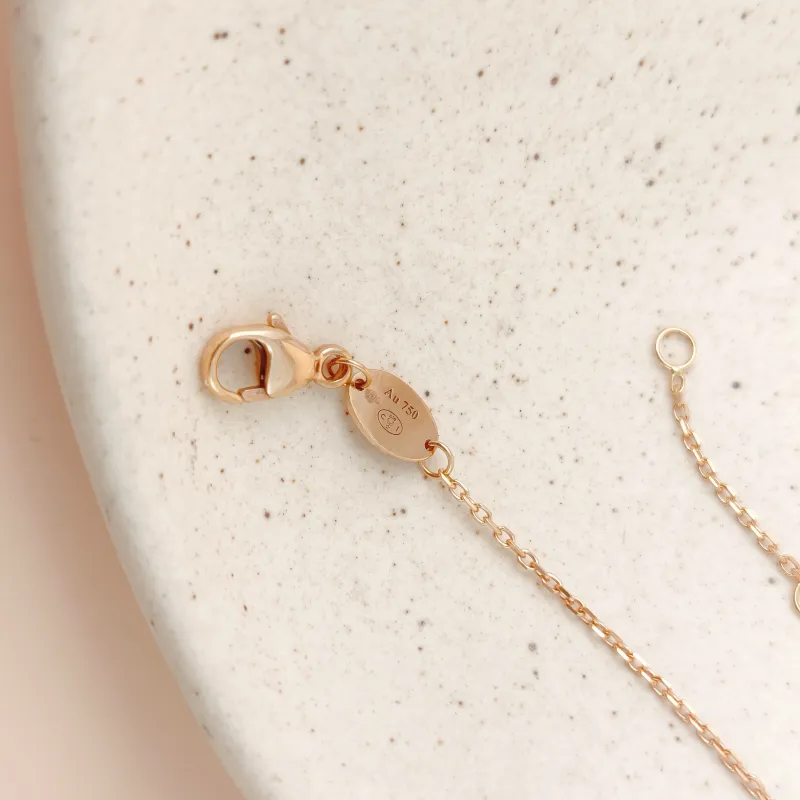 CHAUMET Necklace Jeux de Liens · Collection · Necklace Diamond18KR ose Gold One Size 40cm — cover view 11 of 13