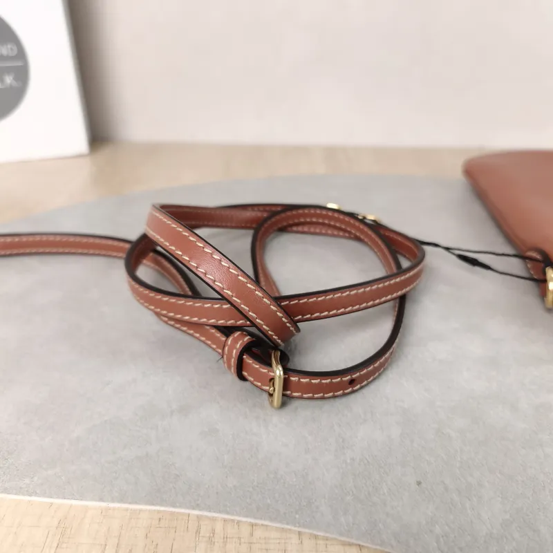 Miumiu Shoulder Bag IVY Tote Shopping Tote Caramel Calfskin Mini 20*24 — detail view 7 of 10