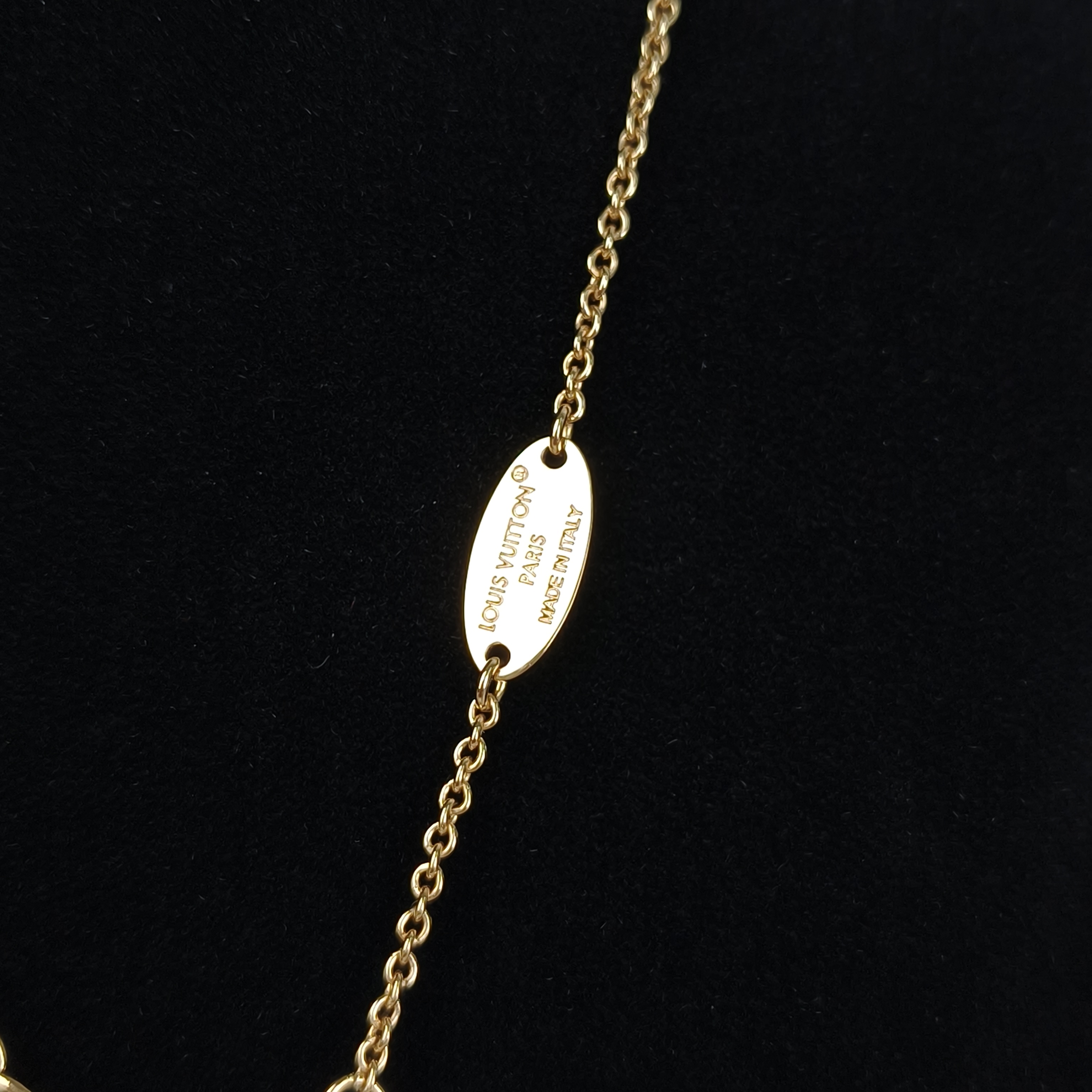 Louis Vuitton Necklace Iconic Enamel Necklace Gold 40-45㎝ — cover view 8 of 10