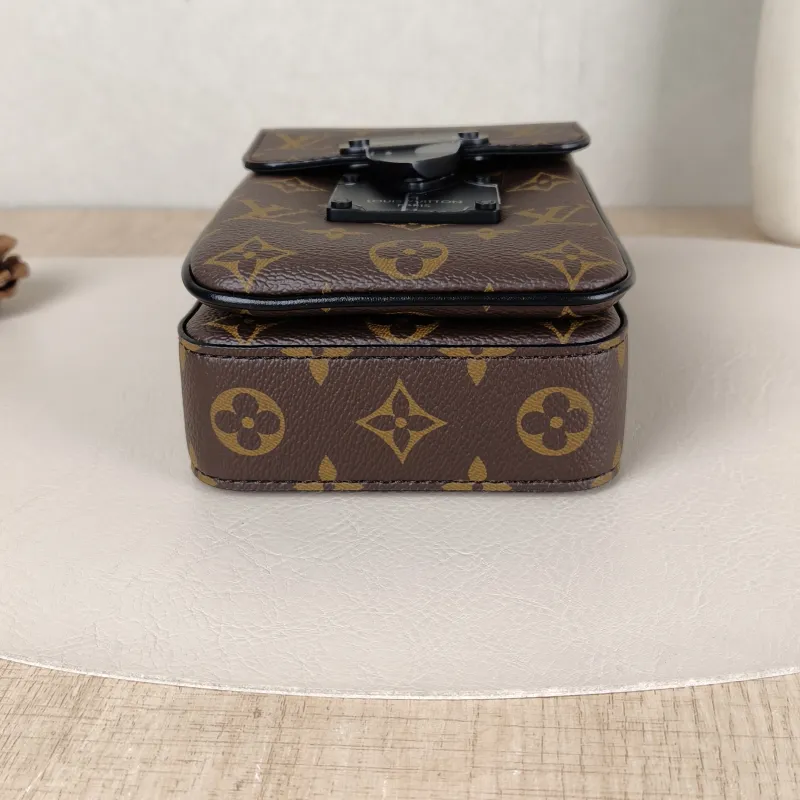 Louis Vuitton Crossbody Bag S-Lock Vertical Box Monogram PV Cmini12 × 7 × 19 cm — cover view 3 of 5