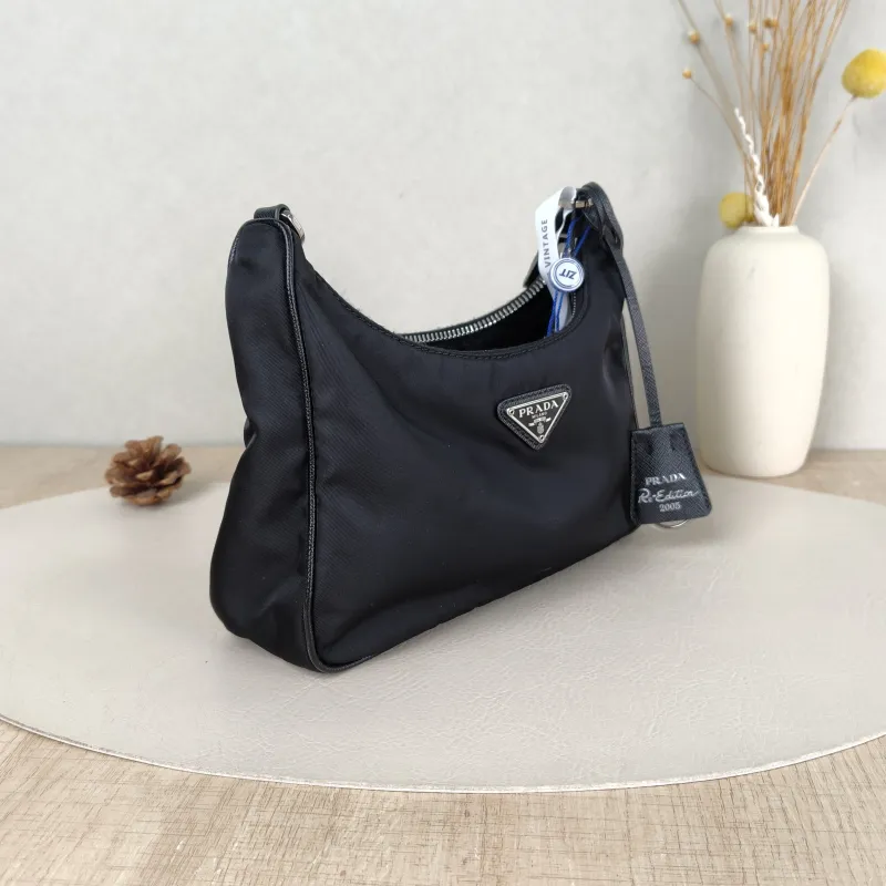 PRADA Shoulder Bag Re-Edition hobo — cover view 3 of 5