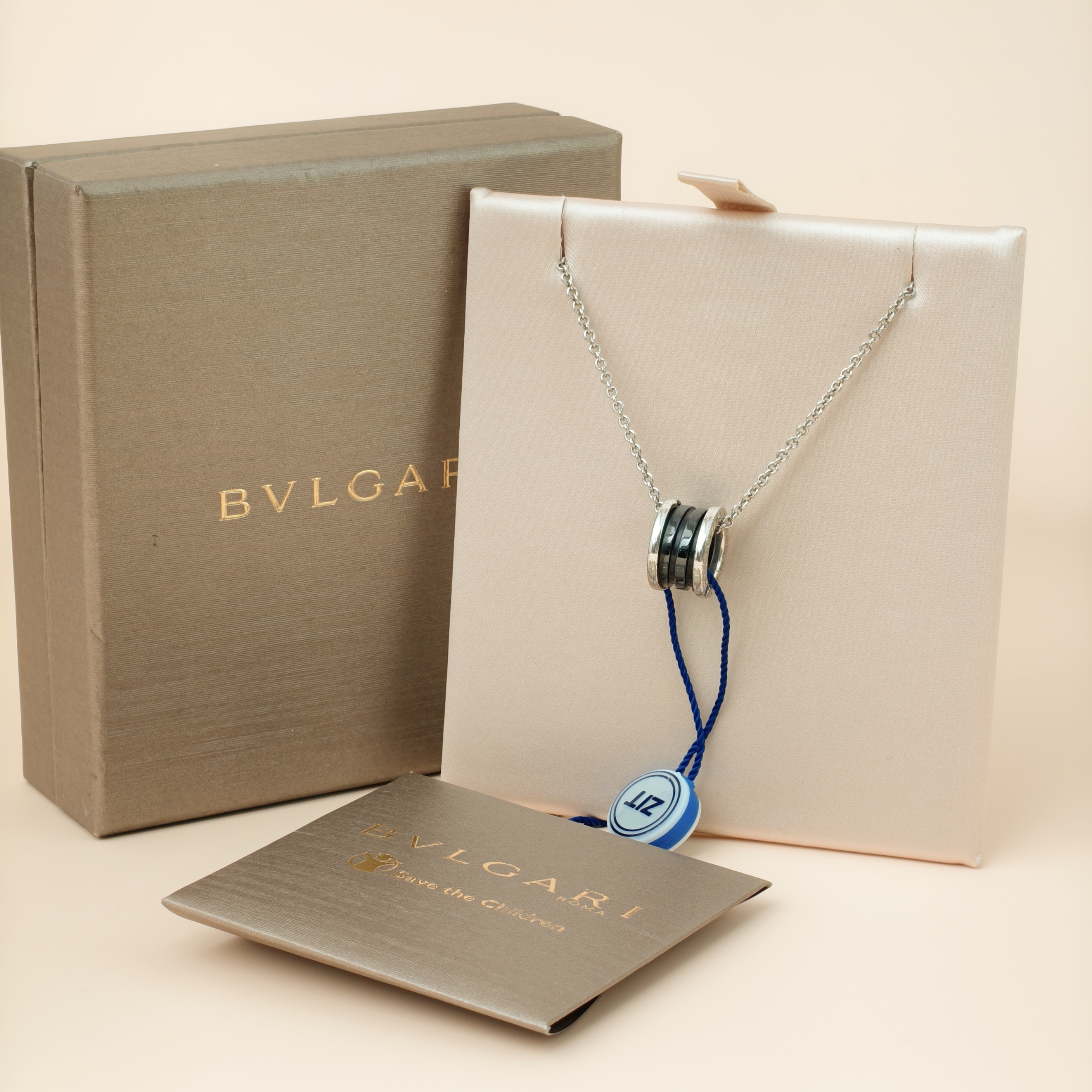 Bvlgari Necklace B.zero1Collection Edition 925 One Size Pendant1.5cm 47cm — cover view 3 of 10
