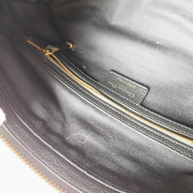 DIOR Shoulder Bag D-Journey Shoulder Bag Hobo Black Calfskin Medium 33 × 15 × 16 cm — detail view 6 of 10