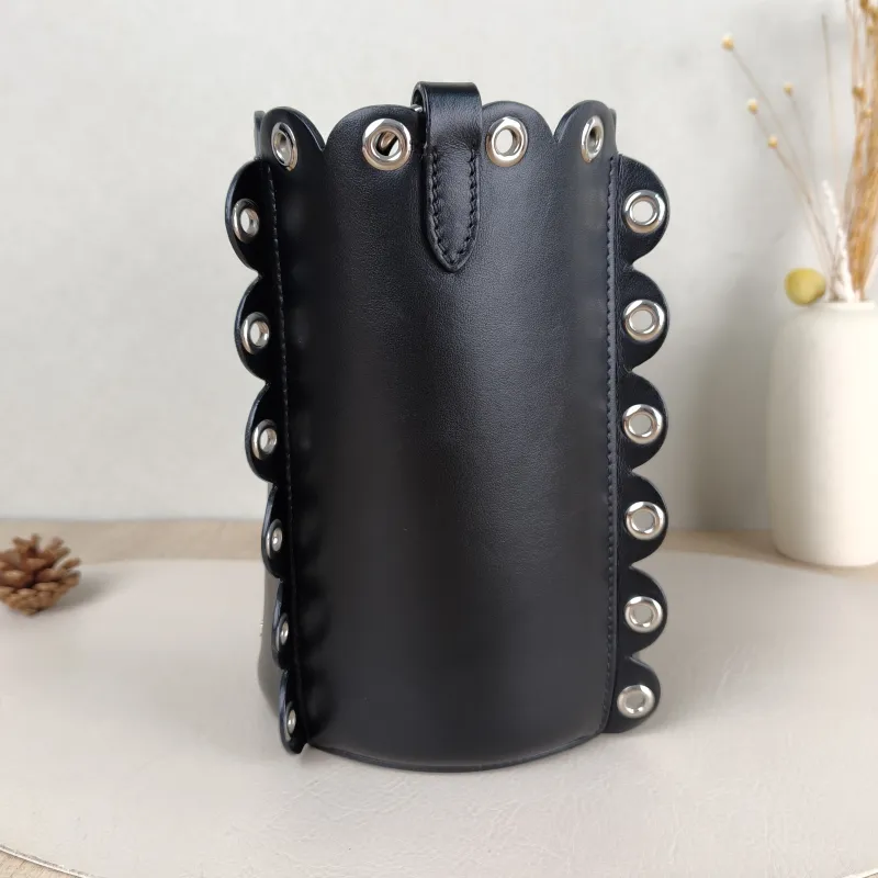 Miumiu Crossbody Baglogo Black Calfskin One Size15 × 15 × 21 cm — detail view 1 of 13