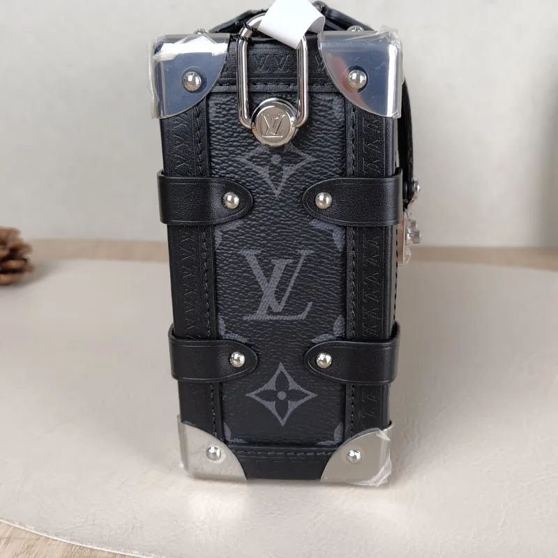 Louis Vuitton Crossbody Bag Side Trunk East West Box Monogram PVC Medium 28 × 7 × 15 cm — detail view 2 of 14