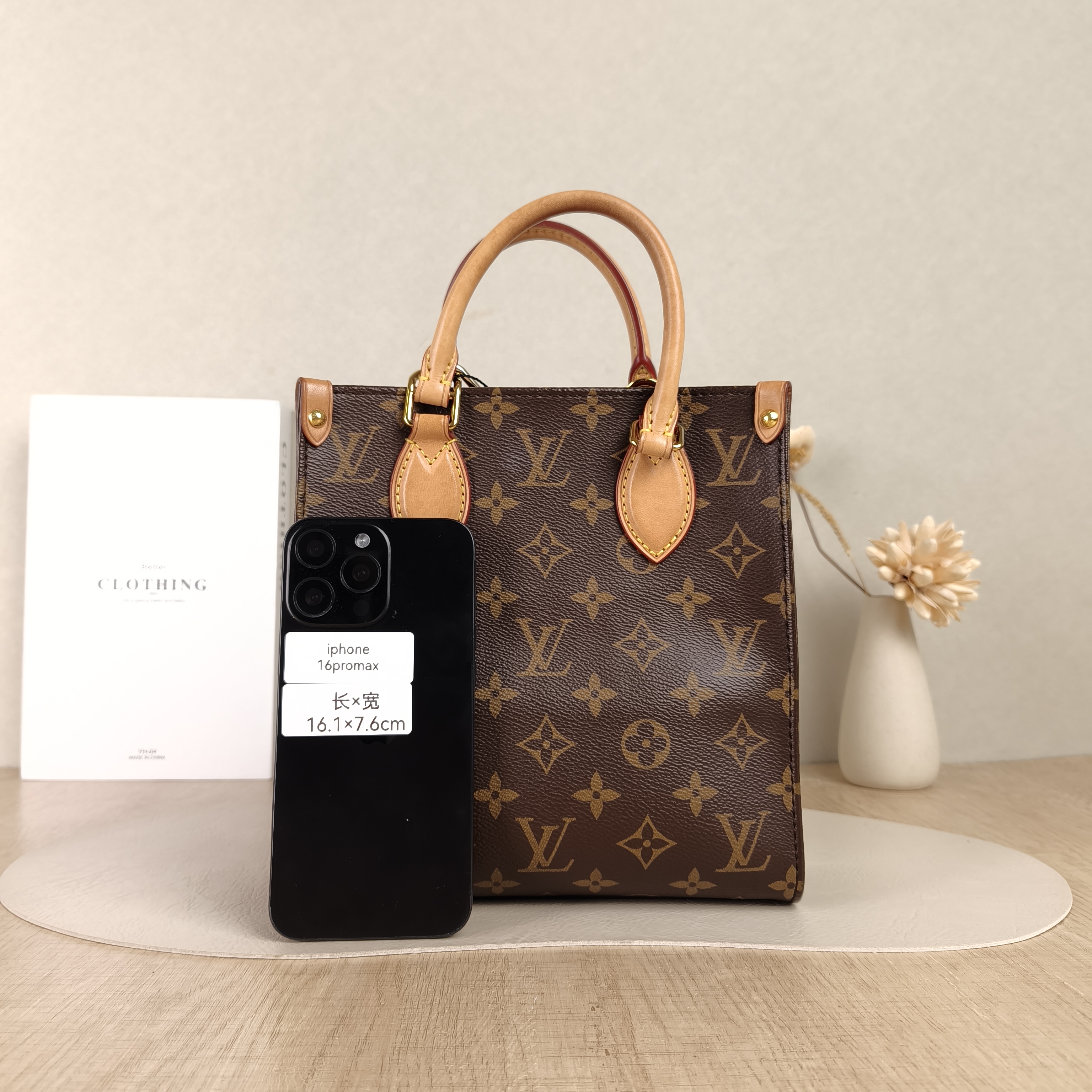 Louis Vuitton Crossbody Bag SAC PLAT BB BB Monogram PVCBB21.5 × 9 × 22 cm — cover view 4 of 5