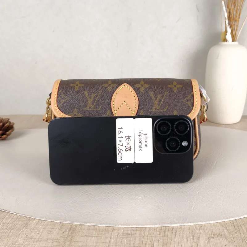 Louis Vuitton Crossbody Bag Diane Baguette Bag Monogram PVC nano 19 × 6 × 10.5 cm — cover view 2 of 6