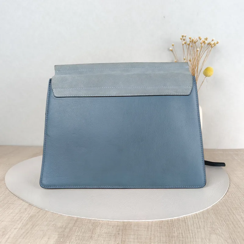 Chloé Shoulder Bag faye Crossbody Bag Grey Suede One Size 32 × 2 × 21.5 cm — cover view 2 of 5