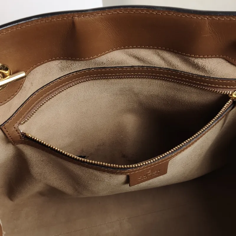 GUCCI Shoulder Bag Padlock Tote Monogram PVC Large 35 × 14 × 23.5 cm — detail view 3 of 12