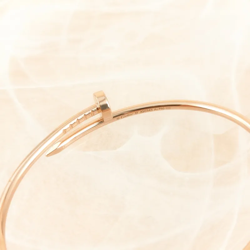 CARTIER Bangle Juste un Clou Bangle 18KR ose Gold Rose Gold 18KR ose Gold Small 17 — cover view 6 of 8