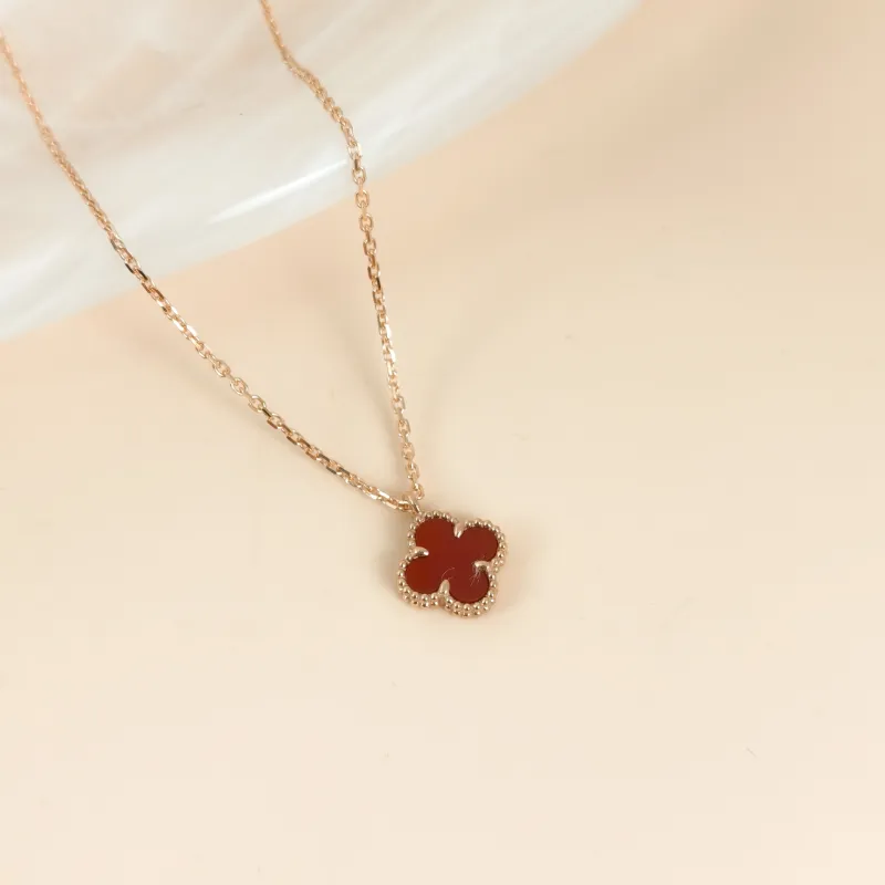 Van Cleef & Arpels Necklace Alhambra 18KR ose Gold Sweet Mini 0.95 × 0.95 × 40 cm — cover view 7 of 8